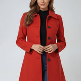 Helena | Abrigo de invierno para mujeres con un botón