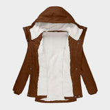 Anna™ | Chaqueta otoñal larga de felpa