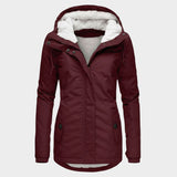 Anna™ | Chaqueta otoñal larga de felpa