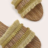 Zapatillas con Flecos