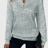 Zoey | Jersey de Punto con Cremallera Suave