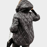 Christina™ | Chaqueta con capucha estilo patchwork