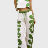 Serafina Conjunto Sin Mangas Floral Boho