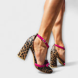 Kristýna Elegante Bloque Tacón Elegante Vintage Urbano Chic