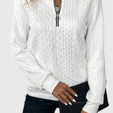 Zoey™ | Jersey de Punto con Cremallera Suave