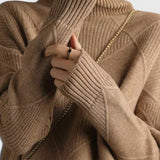 Jasmine | Jersey de Cuello Alto de Cachemira