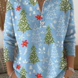 Sofía | Suéter navideño con botones