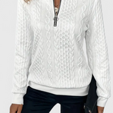 Zoey | Jersey de Punto con Cremallera Suave