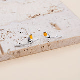 Pendientes de Pájaro Estilo Caricatura