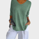 Filipa | Suéter de Cuello En V