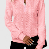 Zoey | Jersey de Punto con Cremallera Suave