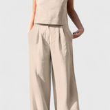 Yvanne Conjunto Vintage Sin Mangas de Verano