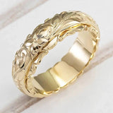 Anillo de Oro 'Flor Antigua'