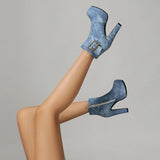 Botas Coren con Hebilla