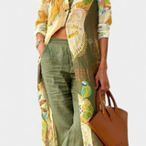 Melvina Conjunto Coordinado de Lino con Estilo Atemporal