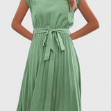 Luxie Vestido Midi Elegante de Tejido Ligero y Corte Fluido