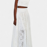 Danitza Conjunto Romántico de Encaje Floral Calado