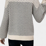 Rachael | Jersey de Cuello Redondo en Bloques de Color