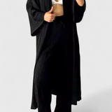 Caspian Conjunto Relajado de Dos Piezas con Kimono Largo