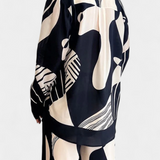 Basilisa Conjunto de Pierna Ancha con Estampado de Grafiti