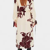 Claribel Vestido Kimono con Estampado Origami