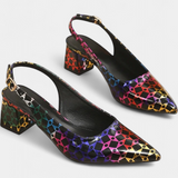 Karthleen Tacones Gruesos con Estampado Geométrico