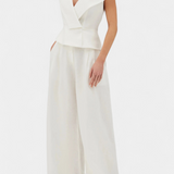 Hayden Conjunto Top Asimétrico y Pantalón Palazzo