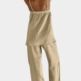 Lía Conjunto de Verano con Top Suelto y Pantalón Fluido