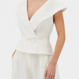 Hayden Conjunto Top Asimétrico y Pantalón Palazzo