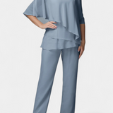 Ramona Conjunto de Dos Piezas con Silueta Femenina sin Esfuerzo