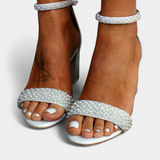 Chelsea Sandalias de Novia con Tiras Filigrana