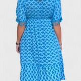 Kirra Vestido Boho Chic con Estampado Geométrico