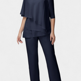 Ramona Conjunto de Dos Piezas con Silueta Femenina sin Esfuerzo