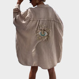 Selena | Camisa Bordada Con Detalles Brillantes