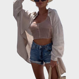 Selena | Camisa Bordada Con Detalles Brillantes