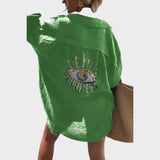 Selena | Camisa Bordada Con Detalles Brillantes