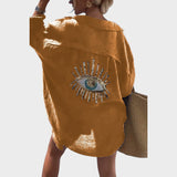 Selena | Camisa Bordada Con Detalles Brillantes