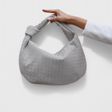 Sage Bolso de Hombro Mediano Tejido