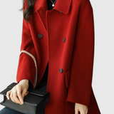 Camille | Abrigo de Lana Clásico de Doble Botonadura