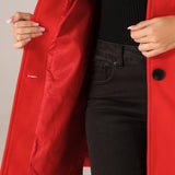 Helena | Abrigo de invierno para mujeres con un botón